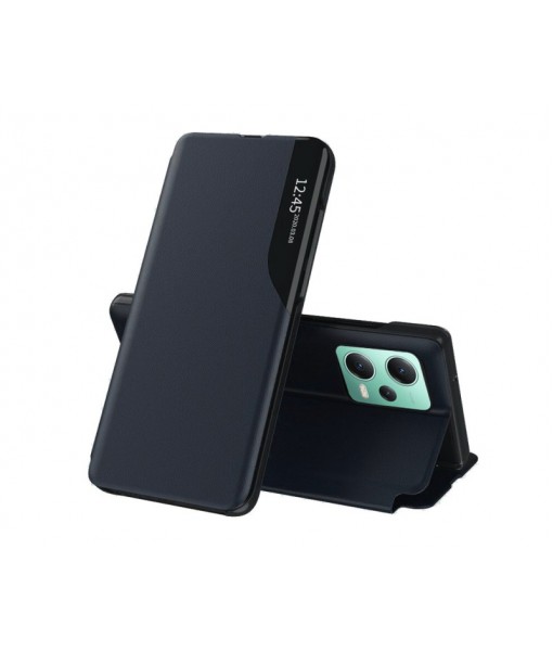 Husa Xiaomi Redmi Note 12 5G, Tip Carte Eco Book, Albastru